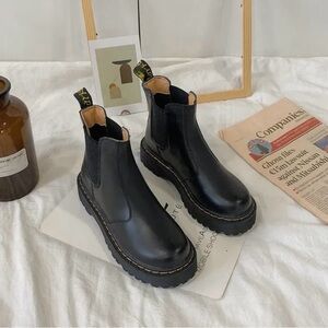 Dr. Marten Black Ankle Boots